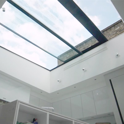Lift and Sliding Glass Roof - Fournier Street 
